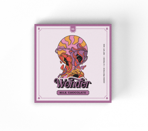 Buy Wonder Psilocybin Chocolate Bar – Milk Chocolate 6g Online